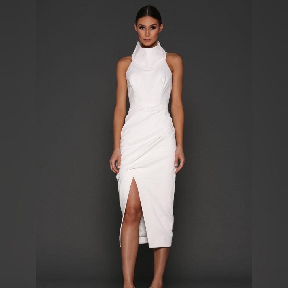 Couture White Evening Dress